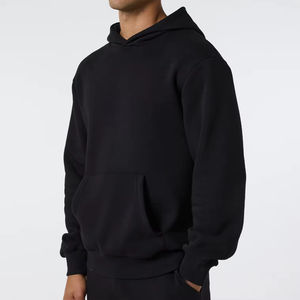 Ensemble de survêtement streetwear pour homme en molleton technique de coton, élégant, 2 pièces, matière mi-lourde, sweat-shirt et pantalon de survêtement, respirant pour l'automne - Product Image 2