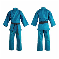 Conjuntos de Uniformes de Karate Unisex WESING, Transpirables, Tela de Poliéster/Algodón de 500g, Logotipo Personalizado para Clases Estructuradas, Promueven la Comodidad