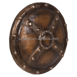 Metal Buckler Knight envuelto en Coocon Metallic Kite Shield <span class=keywords><strong>Esqueleto</strong></span> con linterna Horror Tree Frog Ghost Witch Girl Owl Pellet - Product Image 4