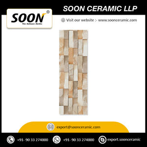 Carreaux de céramique ordinaires de bonne qualité 16x16 pouces les plus vendus pour la chambre à coucher et la cuisine Carreaux de sol vitrifiés au design de bordure - Product Image 5