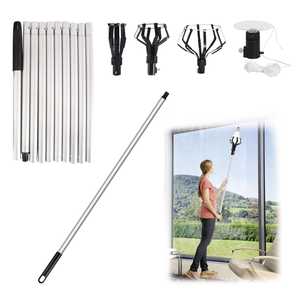 Dapat disesuaikan teleskopik pegangan panjang pemanen Apel pemetik buah tiang keranjang alat - Product Image 3