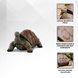 Escultura de jardín de tortuga Vintage, modelo decorativo, Exportación de tortuga de bronce, escultura artesanal de Metal y pieza de exhibición para el hogar - Product Image 5