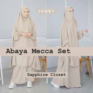 Ensemble Mecque confortable et élégant Abaya vêtements islamiques modestes pour un usage quotidien des femmes et un style solide de prière pour un usage quotidien - Product Image 3