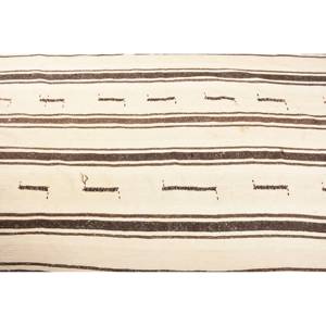 Rústico Beige Marrón 5,1X7,9 pies Alfombra de lana Hecho a mano Área grande Alfombra turca Látex para pasillo Rectángulo Alfombra de habitación abstracta - Product Image 5