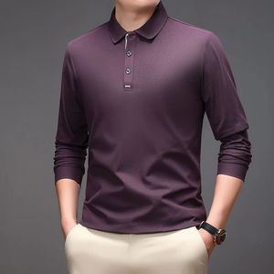 Chemise polo à manches longues décontractée pour homme populaire, style automne 2026, tendance et polyvalente - Product Image 5