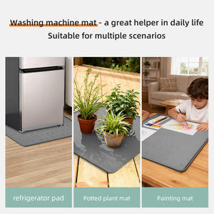 Newly Designed Eco-Friendly <b>Silicone</b> Washer Top Cover Washing Machine Protector Tray Non-Slip Pad - Product Image 5