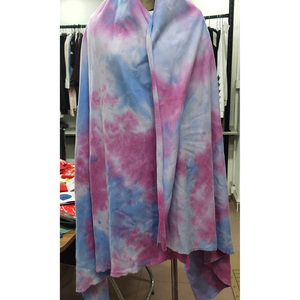 Conjunto personalizado de 2 piezas de chándal Tie Dye para mujer, Top corto de manga larga y pantalones cortos, ropa de descanso, ropa deportiva informal - Product Image 6