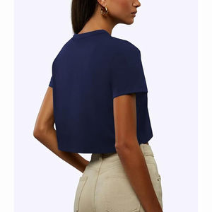 เสื้อครอปผู้หญิงแบบยั่งยืนเสื้อครอปไซส์ใหญ่พิเศษระบายอากาศได้ดี - Product Image 3