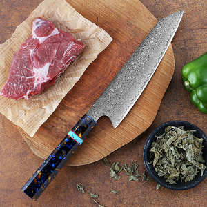 Juego de Cuchillos de Chef PRESTIGE BLADES OEM, Nuevo Modelo 2025, Hoja de Acero de Damasco de 8 Pulgadas, Mango de Resina Ambidiestro, Cuchillos de Cocina - Product Image 2