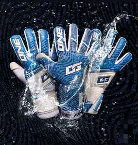 Guantes de portero de látex blanco de grado profesional con material de goma para exteriores de corte negativo de látex alemán duradero - Product Image 4