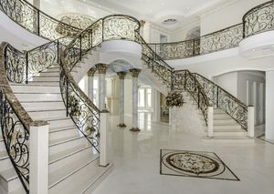 Chất Lượng Cao Xoắn Ốc Hiện Đại Trong Nhà Sắt Rèn Lan can Cho Ban Công Và Cầu Thang An Toàn - Product Image 5