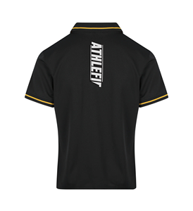 Polo informal Athlefit para hombre, diseño de punto Jacquard ligero con banda interior cómoda de tela propia en contraste para eventos de equipo - Product Image 6