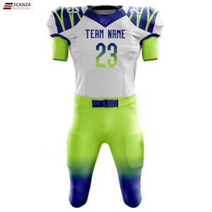 Uniformes de Fútbol Americano Personalizables de Alta Calidad, Conjuntos Unisex de Poliéster, Camisetas Bordadas, Tallas Grandes para Adultos, Transpirables - Product Image 5