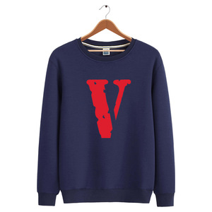 Sudadera de cuello redondo de gran tamaño personalizada, ropa de niebla de cuello redondo de alta calidad, sudadera lisa, la mejor sudadera básica de mezcla de algodón - Product Image 6