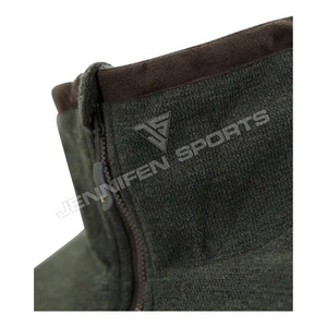 Vêtements de chasse pour hommes fabriqués en usine OEM, matériau durable de haute qualité, respirant, élégant, veste de chasse d'hiver 100% laine - Product Image 3