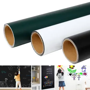 Magnetic Chalkboard Contact Paper Dry Erase Writing Green/Black/White Board Vinyl Sheet For Home/Kids Room//Classroom/Wall