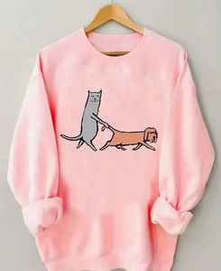 Pull-over d'hiver pour femme en tissu polaire mélangé polyester/coton de qualité supérieure pour le confort et le style - Product Image 2