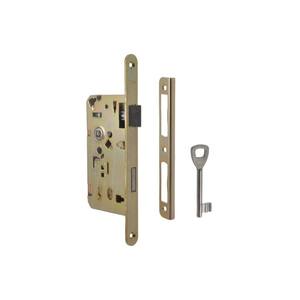 Mortise Lock LOB YETI 72/55, BB Right, Galvanized Yellow with <b>striking</b> <b>plate</b>, 235mm <b>plate</b> - Product Image 1