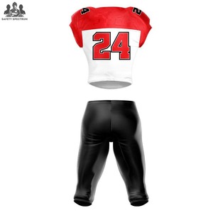Nuevo Conjunto de Uniforme de Fútbol Americano Personalizado de Alta Calidad, Manga Corta, 100% Poliéster, Secado Rápido, Transpirable - Product Image 2