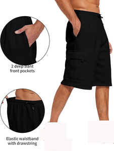 Pantalones cortos de fútbol para hombre personalizables al por mayor 2025 con logotipo patrón sólido ropa informal de entrenamiento de fútbol y correr servicio OEM - Product Image 3