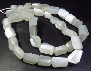 Siloni-Pierre de Lune Naturelle, Perles Coupées à Facettes, 16 Pouces, 8-13mm - Product Image 5