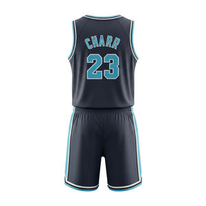 Maillot de basket-ball réversible professionnel personnalisé, ensemble d'uniformes, vêtements de basket-ball respirants pour hommes, concevez votre propre uniforme - Product Image 2