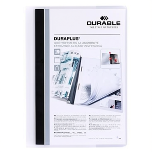 Durable DURAPLUS DIN <b>A4</b> Extra Wide PVC White File <b>Folder</b> Offer - Product Image 2