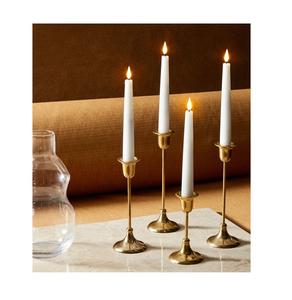 ชุดเชิงเทียนโลหะสไตล์ร่วมสมัย ดีไซน์เรขาคณิตและลายเกลียว เหมาะสำหรับตกแต่งบ้านสไตล์โมเดิร์นและให้แสงสว่างในบรรยากาศ - Product Image 2