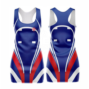 Women Plus Size <b>Netball</b> Uniform with Moisture-Wicking Quick Dry & Breathable Design Lightweight 100% Polyester - Product Image 1