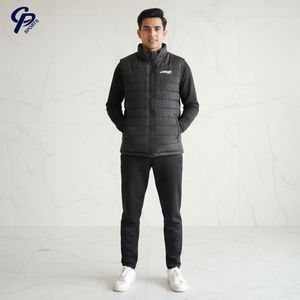 Veste matelassée de haute qualité pour hommes pour l'hiver, style bulle, col montant, fermeture à glissière, décontracté, emballage premium inclus - Product Image 3