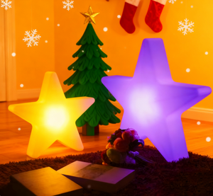 Lustre <span class=keywords><strong>LED</strong></span> en forme d'étoile avec télécommande colorée, étanche IP65, pour décorations <span class=keywords><strong>de</strong></span> Noël en extérieur, centres commerciaux, places publiques - Product Image 1