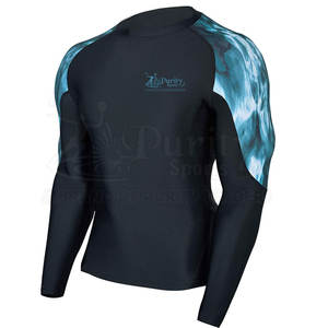 Servicio OEM Hombres Rash Guard Venta al por mayor Hombres Rash Guard Último diseño Hecho en Pakistán Hombres Rash Guard - Product Image 2