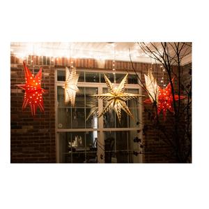 Linterna de estrella decorativa de Navidad, decoración del hogar, portavelas de Metal para tarros de velas de Ramadán y Eid a la venta - Product Image 6