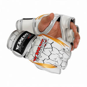 Nouveaux gants de MMA professionnels en cuir véritable, respirants, pour l'entraînement quotidien et la protection des mains en arts martiaux, vente en gros - Product Image 1