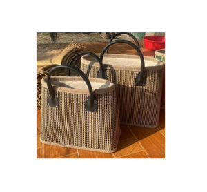 Bolso de paja de algas marinas naturales para mujer, bolsa de almacenamiento informal para niña de Vietnam - Product Image 2