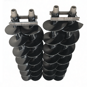 מוט קידוח ספירלי חלול 150-B45, מוטות ספירליים בקוטר חיצוני <span class=keywords><strong>4</strong></span> אינץ', הנעה משושה, 2 מטר, לסקר גיאוטכני - Product Image 3