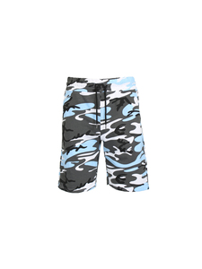 <b>Mens</b> Casual Mid <b>Camo</b> Oxford Breathable & Windproof Drawstring <b>Shorts</b> with Back Logo - Product Image 3