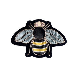 Meilleure qualité nouveau Design fil de lingot broches tissu sain brodé abeille broches bas prix belle mode #0074779 - Product Image 1