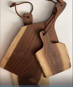 Tabla de cortar de madera de acacia plegable grande y duradera con mango, bloque de cortar de cocina multifuncional, nueva tabla de mango para Cocina - Product Image 1