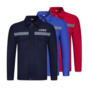 Camisa de Trabajo Personalizada con Logotipo, Diseño DIY, para Reparación y Limpieza de Automóviles, Manga Larga, con Cierre, Multibolsillos, Unisex - Product Image 1