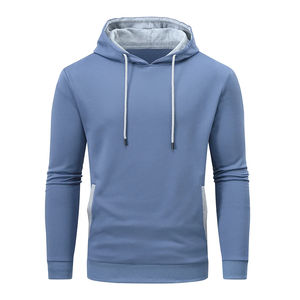 Sweat-shirts à capuche unisexes personnalisés, dernier design, 100% coton molletonné, décontractés, surdimensionnés, streetwear hip-hop pour hommes - Product Image 1