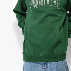 Sudadera con capucha personalizada impresión apliques bordado cremallera Sudadera con capucha fabricantes ropa de calle recortada sudaderas con capucha a rayas - Product Image 5