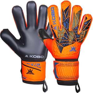 Guantes de Portero de Cuero Premium Personalizables Ajuste Personalizado Venta Al por Mayor Fútbol Latex Grip - Product Image 1