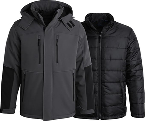 Chaqueta de burbujas azul marino personalizada de calidad superior, chaqueta acolchada ligera aislada y elegante para hombre, ideal para la temporada de invierno - Product Image 1