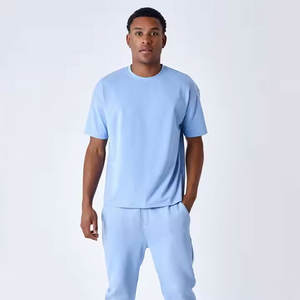 Camiseta de manga corta unisex vintage, camiseta personalizada de algodón 100% para hombre, ropa de calle informal de moda al por mayor con logotipo - Product Image 1