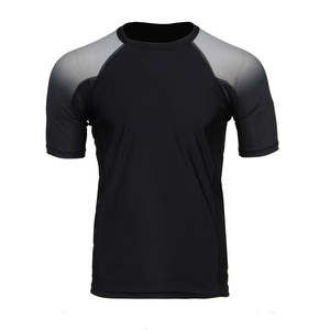 High Quality Custom Logo Men's Rash Guard Breathable Sublimation <b>Printed</b> Compression Shirts Top Sportswear for Gym Workout - Product Image 1