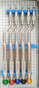 Juego de 6 instrumentos manuales de fresa de acero para osteótomo, implante quirúrgico Dental, hueso de elevación sinusal para cirugía de implante Dental - Product Image 4