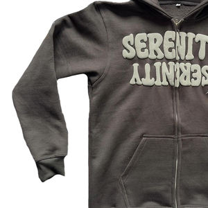 2025 sweats à capuche imprimés bouffants de haute qualité pour hommes Logo personnalisé Streetwear avec impression numérique Style Unique Essentials d'hiver - Product Image 4