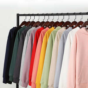 Sudadera con capucha de algodón pesado con logotipo personalizado para hombre, ropa de calle lisa, Polar, sudaderas con capucha unisex de gran tamaño - Product Image 1