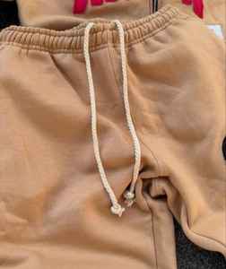 New Arrival 2026 Best Quality Custom Two Piece <b>Sweat</b> <b>sets</b> Applique Embroidery Breathable Cotton Quick Dry Sunfaded Tracksuit - Product Image 4